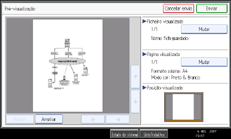Ilustra&ccedil;&atilde;o do ecr&atilde; do painel de opera&ccedil;&atilde;o