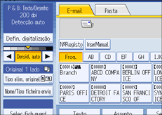 Ilustra&ccedil;&atilde;o do ecr&atilde; do painel de opera&ccedil;&atilde;o