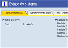 Imagem do ecr&atilde; do painel de opera&ccedil;&atilde;o.