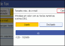 Ilustra&ccedil;&atilde;o do ecr&atilde; do painel de opera&ccedil;&atilde;o