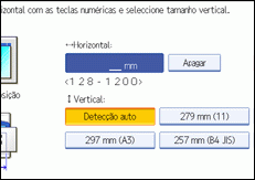 Ilustra&ccedil;&atilde;o do ecr&atilde; do painel de opera&ccedil;&atilde;o