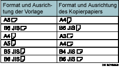 Abbildung der Funktion Doppelkopien