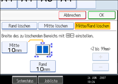 Abbildung des Bedienfeld-Displays