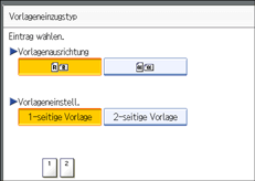 Abbildung des Bedienfelds
