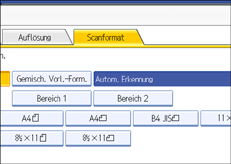 Abbildung des Bedienfelds