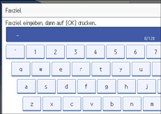 Abbildung des Bedienfelds