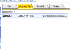 Abbildung des Bedienfelds