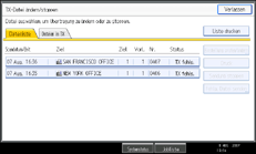 Abbildung des Bedienfelds