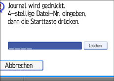 Abbildung des Bedienfelds