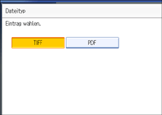 Abbildung des Bedienfelds