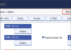 Abbildung des Bedienfelds