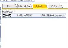 Abbildung des Bedienfelds