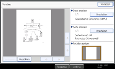Abbildung des Bedienfelds