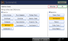 Abbildung Bedienfeldanzeige