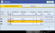 Abbildung Bedienfeldanzeige