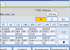 Abbildung Bedienfeld-Display