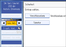 Abbildung Bedienfeld-Display