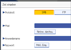 Abbildung Bedienfeld-Display