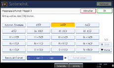 Abbildung Bedienfeldanzeige