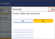 Abbildung Bedienfeld-Display