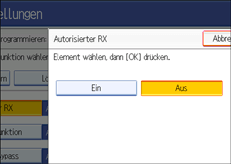 Abbildung Bedienfeld-Display