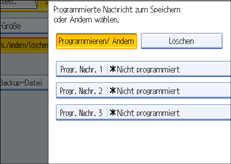 Abbildung Bedienfeld-Display