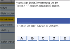 Abbildung Bedienfeld-Display