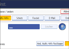 Abbildung Bedienfeld-Display