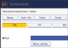 Abbildung Bedienfeld-Display