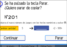 Ilustración de la pantalla del panel de mandos