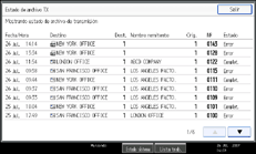 Ilustración del panel de operaciones
