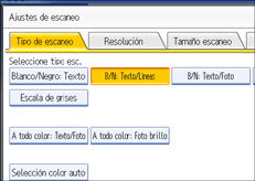 Ilustración del panel de operaciones
