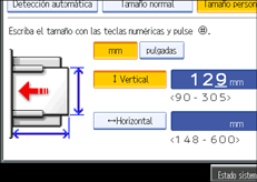 Ilustración del panel de operaciones