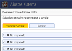 Ilustración del panel de operaciones