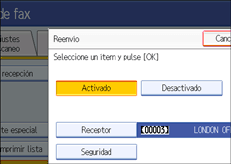 Ilustración del panel de operaciones