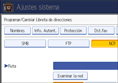 Ilustración del panel de operaciones