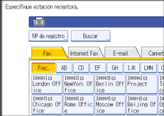 Ilustración del panel de operaciones