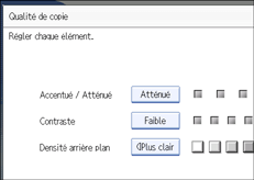 Illustration de l'&eacute;cran du panneau de commande.