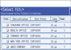 Illustration de l'&eacute;cran du panneau de commande.