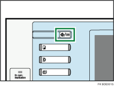 Illustration de la touche Compteur/Outils utilisateur