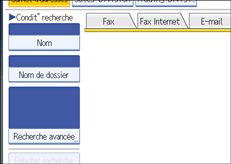 Illustration de l&apos;écran du panneau de commande