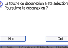 Illustration de l'écran du panneau de commande.