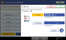 Illustration du panneau de commande