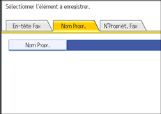 Illustration de l'écran du panneau de commande
