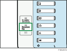 Illustrazione Indicatore Ricezione file