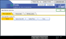 Figura relativa alla schermata del pannello operativo