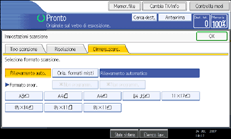 Figura relativa alla schermata del pannello operativo