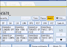 Figura relativa alla schermata del pannello operativo
