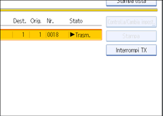 Figura relativa alla schermata del pannello operativo