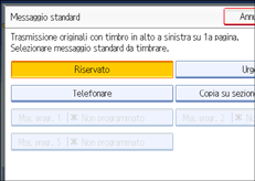 Figura relativa alla schermata del pannello operativo